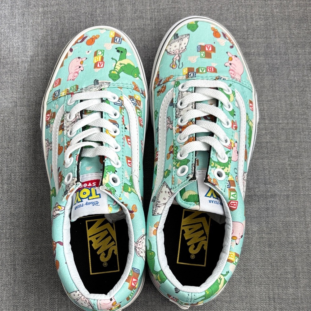 Vans Mint Green Toy Story Sneakers